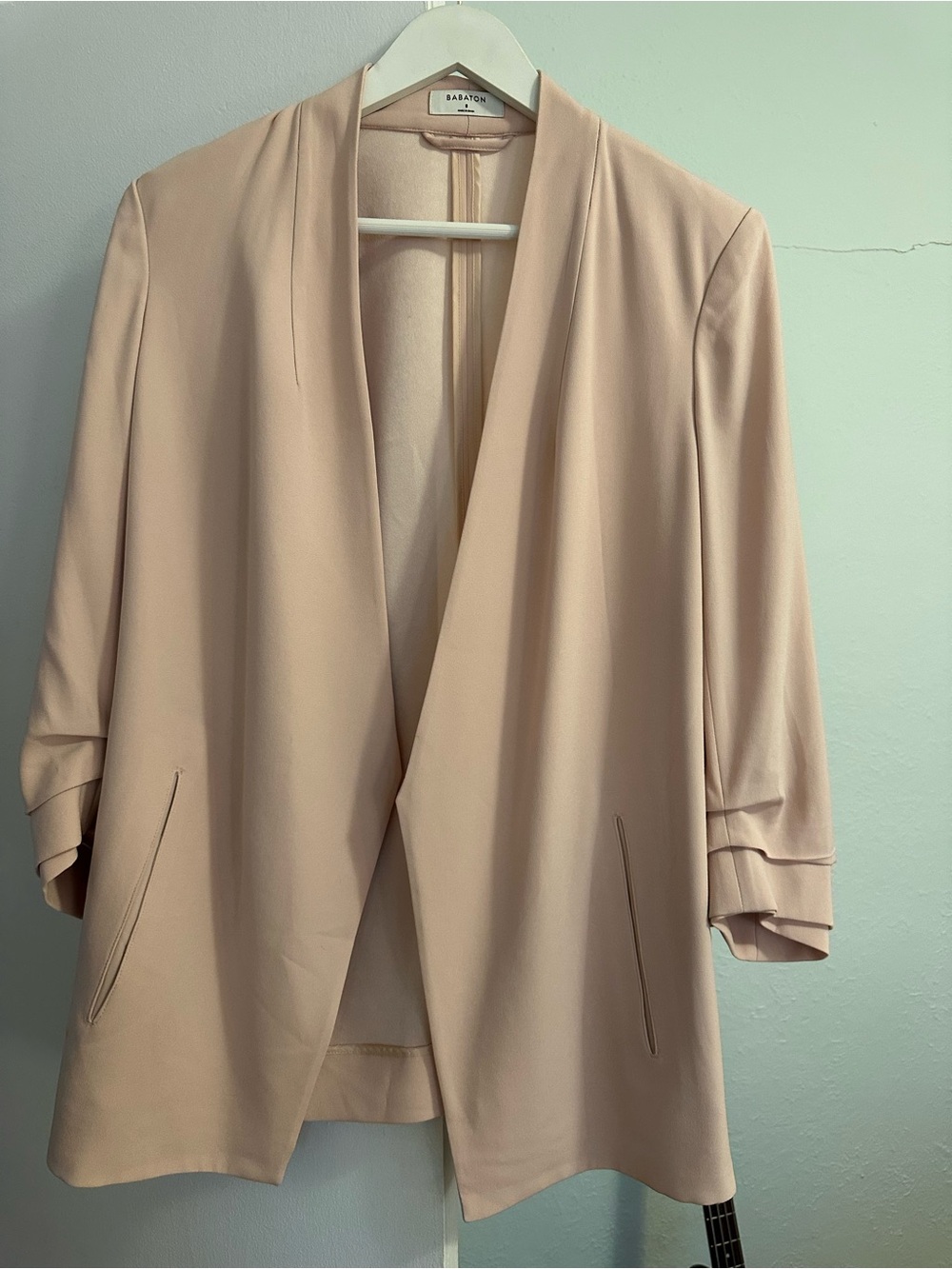 Babaton Blush Open Drape Blazer